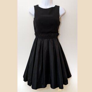 Fray I.D - Black Midi Cocktail Dress Size 0